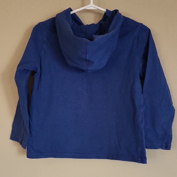 Puma hooded long sleeved royal blue top - Picture 2 of 4